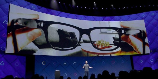[사진 7] 페이스북 오리온 예시 / 출처 : Facebook has partnered with Ray-Ban's parent company to create smart glasses, Business Insider